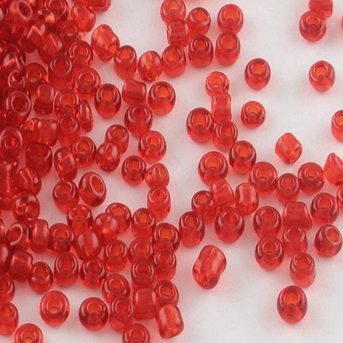 Glass Seed Beads - 3mm 8/0 - Transparent - 20g approx 500 pieces