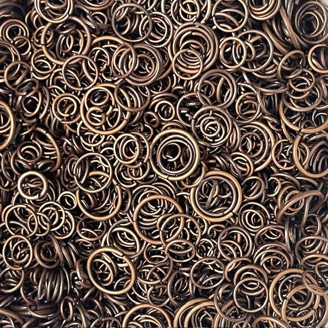Jump Ring Mix - 4mm to 10mm - 20g 400+ Pieces - 6 Colours