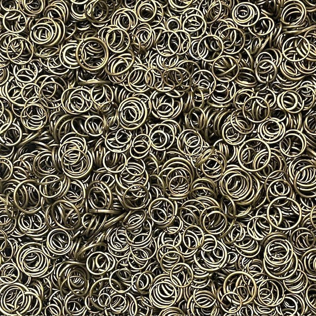 Jump Ring Mix - 4mm to 10mm - 20g 400+ Pieces - 6 Colours