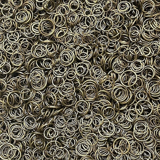 Jump Ring Mix - 4mm to 10mm - 20g 400+ Pieces - 6 Colours