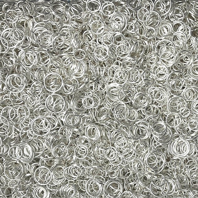 Jump Ring Mix - 4mm to 10mm - 20g 400+ Pieces - 6 Colours