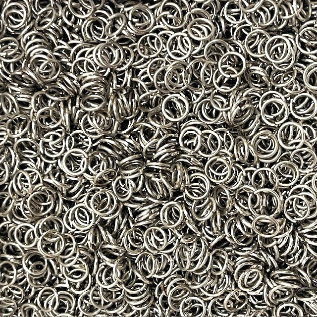 Jump Rings - 5mm - Bright Silver or Silver - 20g approx 220 Pieces