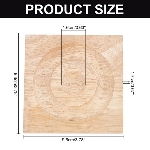 Jewellery Making Wooden Bracelet Bead Board - 95mm