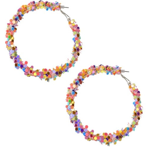 Colourful Earring Hoops
