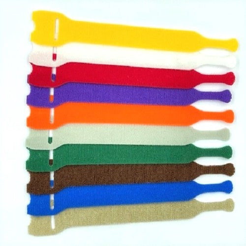 10 x One Wrap Cable Ties - Reusable - 25mm x 200mm