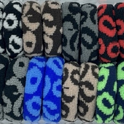 Hair Ties - Circles - Mixed Colours - 16 Pieces