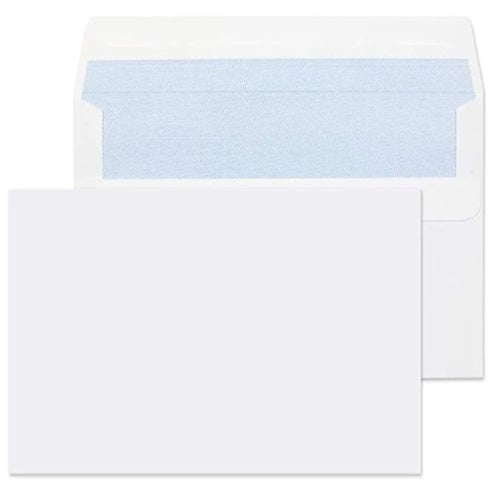 20 x DL Plain White Envelopes - Peel & Seal - 220mm x 110mm
