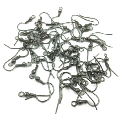 Earring Hooks - 50 Pieces - 6 Colours