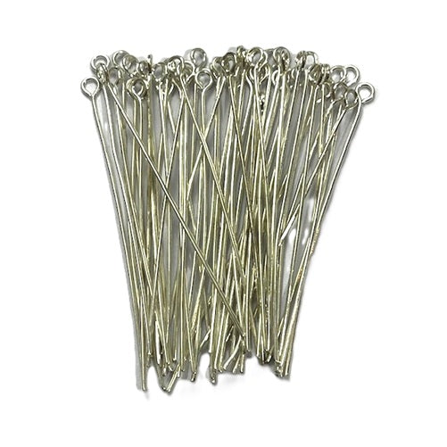 Eye Pins - 50mm - 50 Pieces - Straightened