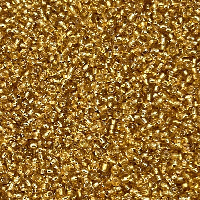 Glass Seed Beads - 2mm 11/0 - Silver Lined - 20g approx 1300 pieces