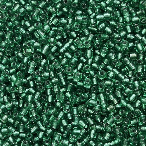Glass Seed Beads - 3mm 8/0 - Silver Lined - 20g approx 500 pieces
