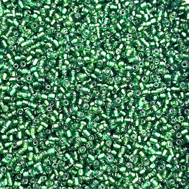 Glass Seed Beads - 2mm 11/0 - Silver Lined - 20g approx 1300 pieces