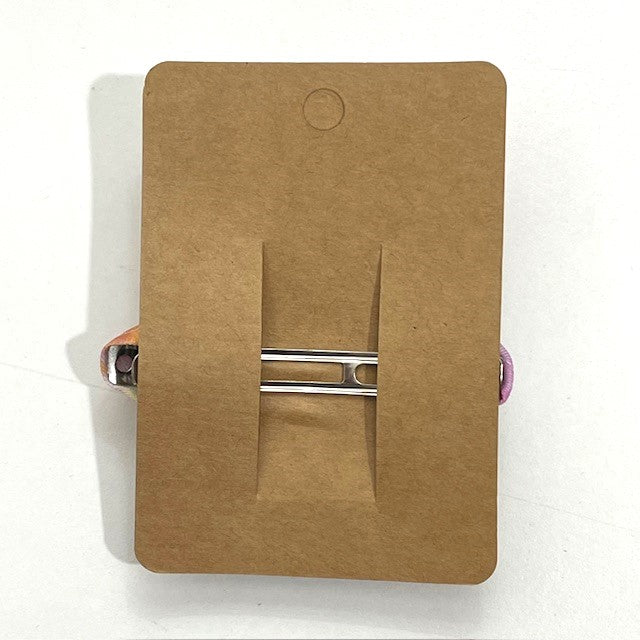 20 x Blank Kraft Paper Hair Clip Display Cards - 7cm x 10cm