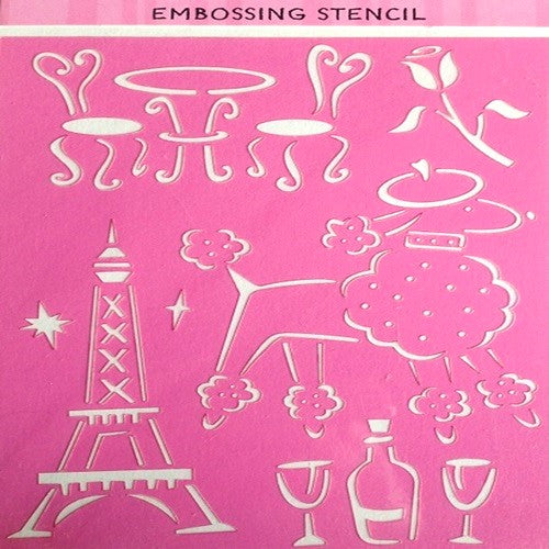 Embossing Stencils - 9 Themes To Choose From