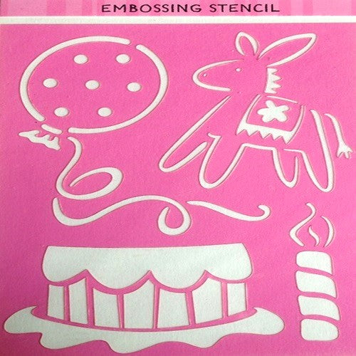 Embossing Stencils - 9 Themes To Choose From