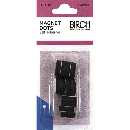 Magnet - Dots - Pkt 12 - Self Adhesive