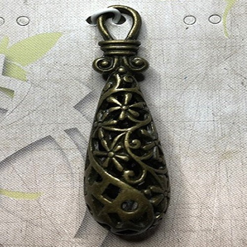 Pendant - Metal Drop - Antique Bronze or Copper - 1 Piece