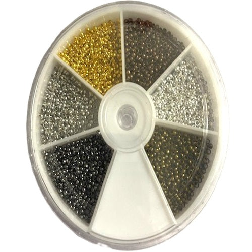 Crimps Kit - 2mm - Approx 1800+ Pieces - 6 Colours
