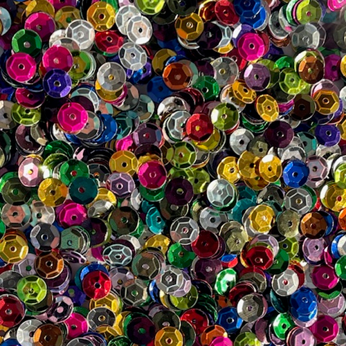 Sequins Cups - 6mm - 20g - Choose Your Colour