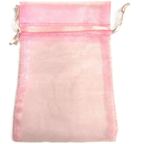 Organza Bag - Pink - 150mm x 95mm