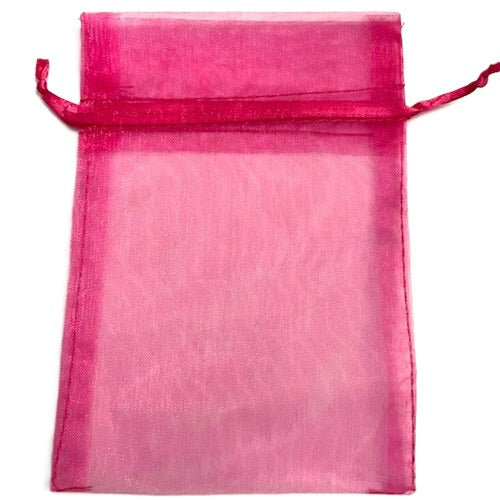 Organza Bag - Hot Pink - 150mm x 95mm