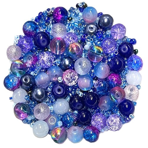 Glass Beads - Mystical Mixes - 50g - 1300+ Pieces - 10 Colours