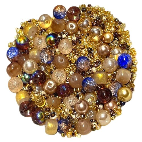 Glass Beads - Mystical Mixes - 50g - 1300+ Pieces - 10 Colours
