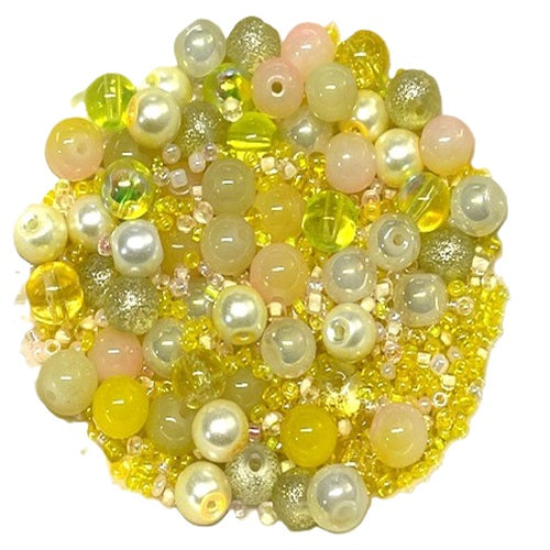 Glass Beads - Mystical Mixes - 50g - 1300+ Pieces - 10 Colours