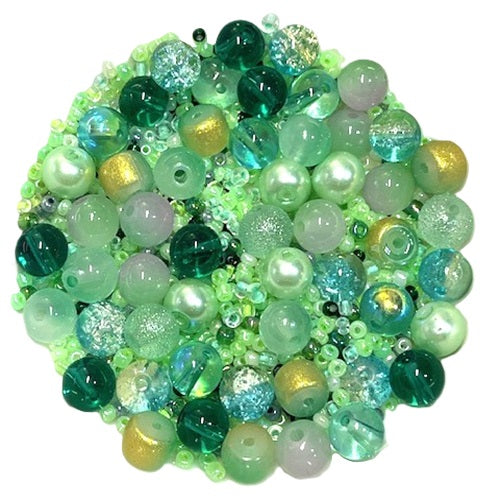 Glass Beads - Mystical Mixes - 50g - 1300+ Pieces - 10 Colours