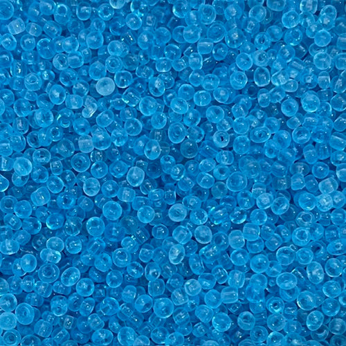 Glass Seed Beads - 3mm 8/0 - Transparent - 20g approx 500 pieces