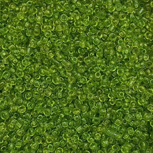 Glass Seed Beads - 3mm 8/0 - Transparent - 20g approx 500 pieces