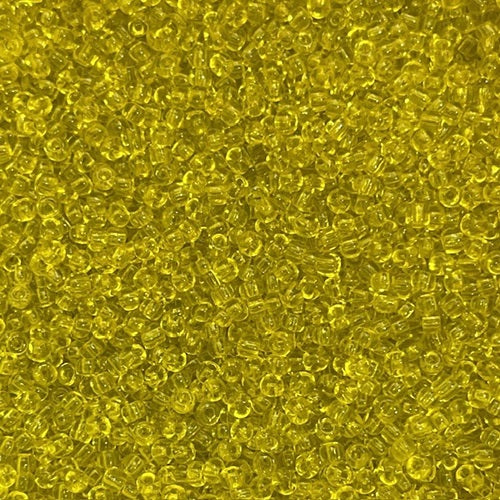 Glass Seed Beads - 3mm 8/0 - Transparent - 20g approx 500 pieces