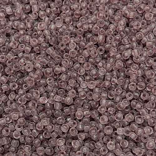 Glass Seed Beads - 3mm 8/0 - Transparent - 20g approx 500 pieces