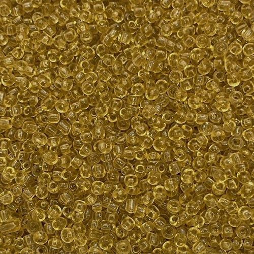 Glass Seed Beads - 3mm 8/0 - Transparent - 20g approx 500 pieces