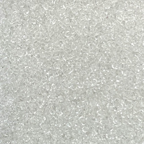 Glass Seed Beads - 2mm 11/0 - Transparent - 20g approx 1300 pieces