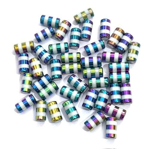 Single Glass Beads - Mulit Coloured - Assorted Shapes & Sizes