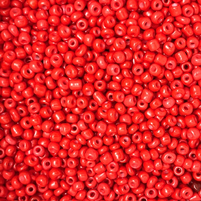 Glass Seed Beads - 3mm 8/0 - Opaque - 20g approx 600 pieces