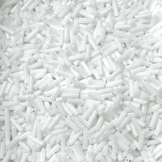 Glass Bugle Beads - Opaque Mixes - 6mm - 20g Approx 250+ Pieces