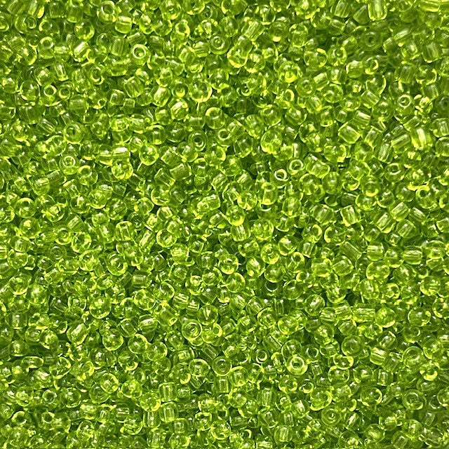 Glass Seed Beads - 2mm 11/0 - Transparent - 20g approx 1300 pieces