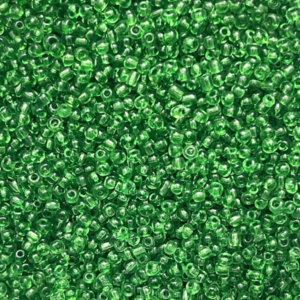 Glass Seed Beads - 2mm 11/0 - Transparent - 20g approx 1300 pieces