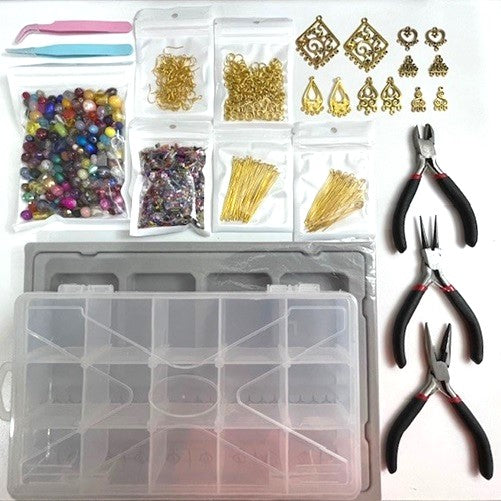 2000+ Piece Beginners Earring Jewellery Making Kit