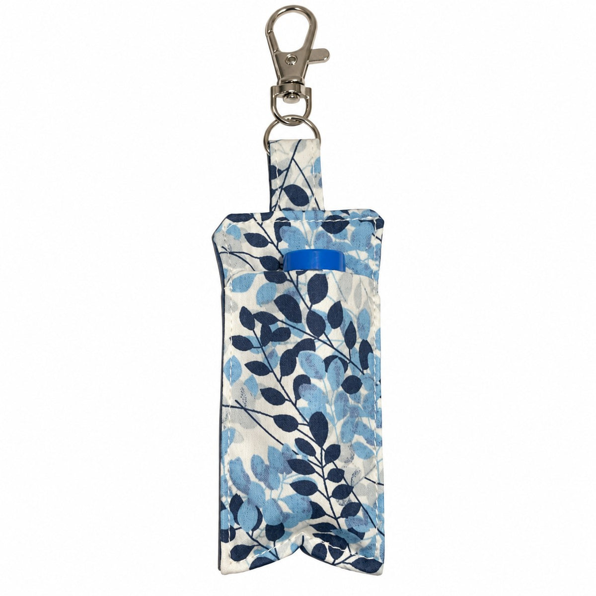 Handmade Lip Balm Holder Keyring – Fabric Lip Balm Chapstick Case – Multiple Patterns