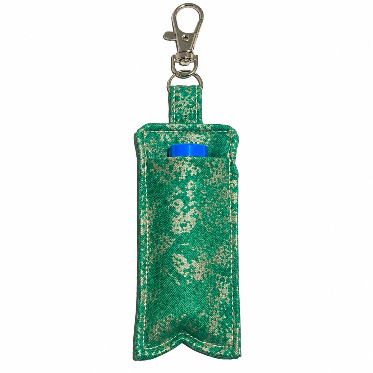 Handmade Lip Balm Holder Keyring – Fabric Lip Balm Chapstick Case – Multiple Patterns
