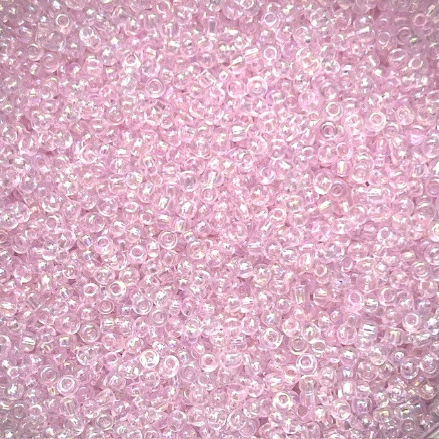 Glass Seed Beads - 2mm 11/0 - Transparent - 20g approx 1300 pieces