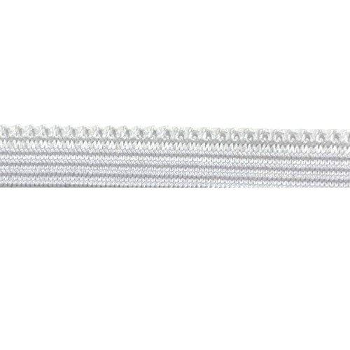 Lingerie Elastic - Black or White - 10mm Wide x 1mt