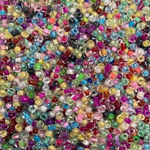 Glass Seed Beads - 2mm 11/0 - Inside Colour - 20g approx 1300 pieces