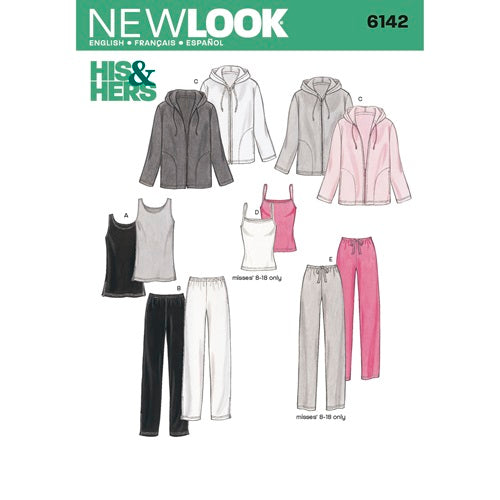 6142  - Ladies and Men's Activewear
