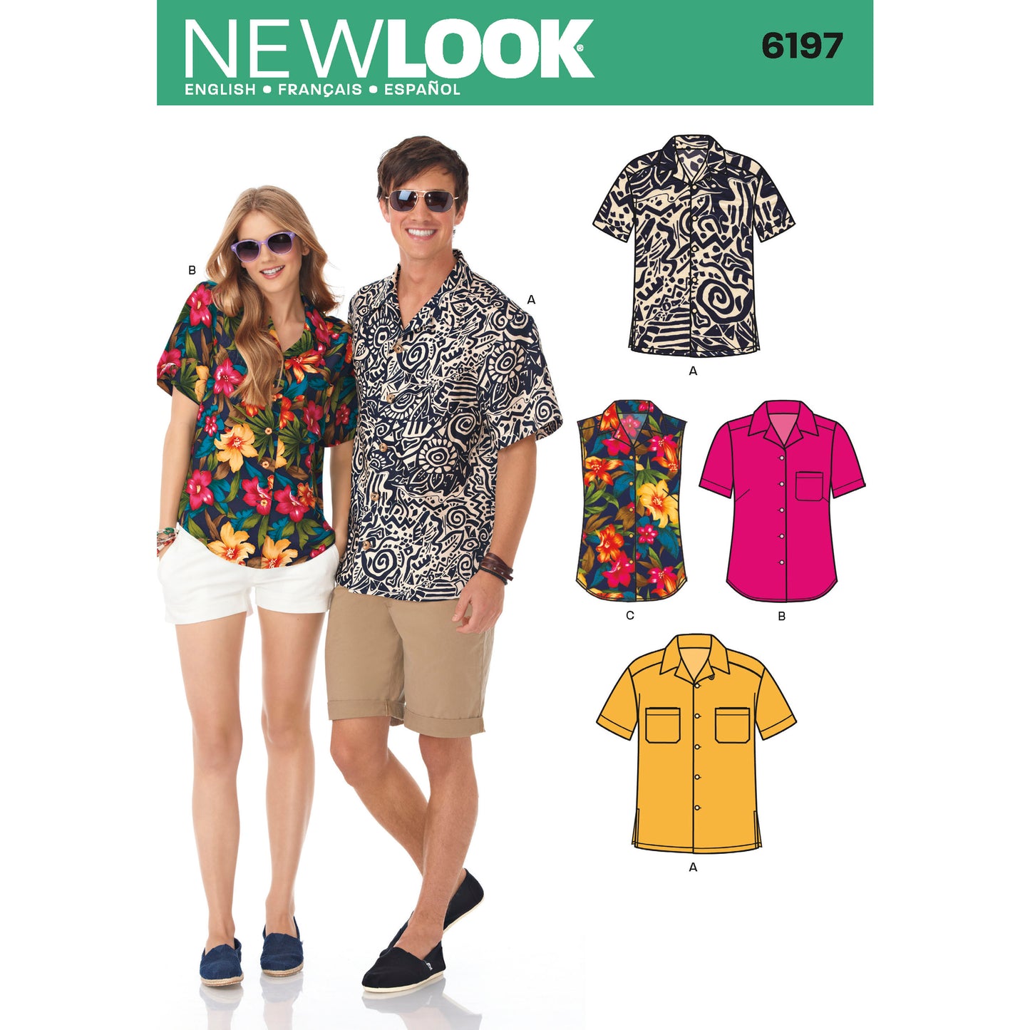 6197  - Ladies and Men's Shirts