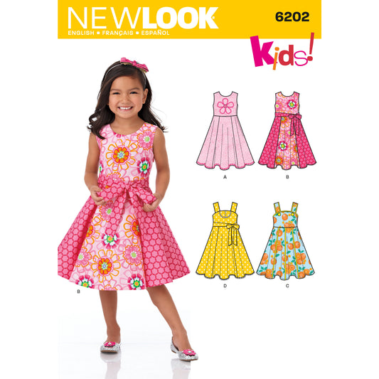 6202 - Children's Dress & Sash