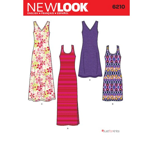 6210 - Ladies Knit Dresses